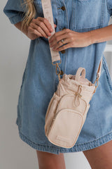 Noah Water Bottle Bag - Soft Pink Blush - Suni and Sol - The Self Styler