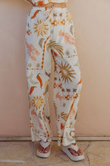 Maci Pants - Palmira Print - The Self Styler
