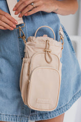 Noah Water Bottle Bag - Soft Pink Blush - Suni and Sol - The Self Styler