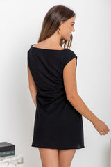 Kaia Mini Dress - Black - The Self Styler