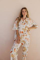 Maci Pants - Palmira Print - The Self Styler