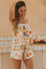 Juni Shorts - Palmira Print - The Self Styler