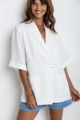 Ayla Top - White - The Self Styler