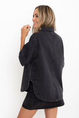 Tallon Denim Shirt - Black Wash - The Self Styler Exclusive - The Self Styler