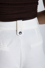 Taylor Bermuda Shorts - White - The Self Styler