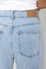 Dakota Straight-Leg Denim Jeans - Light Blue Wash - The Self Styler - The Self Styler