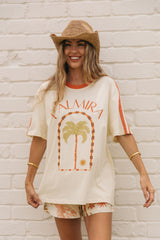 Palmira Graphic Tee - Cream - The Self Styler