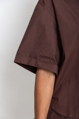 Cameron Cotton Shirt - Choc - The Self Styler