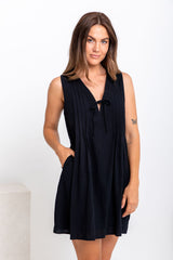 Aurora Mini Dress - Black - The Self Styler