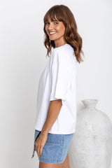 Koah Boxy-Fit Tee - White - The Self Styler