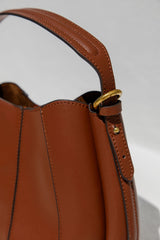 Carrie Leather Bucket Bag - The Self Styler