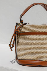 Zola Woven Bucket Bag - The Self Styler