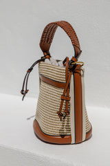 Zola Woven Bucket Bag - The Self Styler