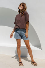 James Denim Shorts - Vintage Wash - The Self Styler