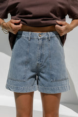 James Denim Shorts - Vintage Wash - The Self Styler