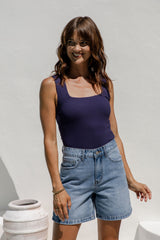 Vera Tank Top - Navy - The Self Styler