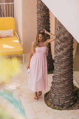 Ruby Midi Dress - Pink - The Self Styler