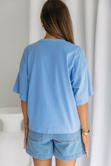 Koah Boxy-Fit Tee - Blue - The Self Styler