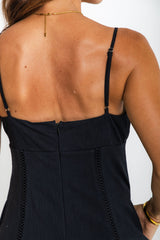 Brylee Midi Dress - Black - The Self Styler