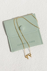 Carri Bow Necklace - Gold - The Self Styler