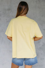 Myles Relaxed-Fit Tee - Yellow - The Self Styler