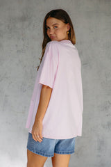 Myles Relaxed-Fit Tee - Pink - The Self Styler