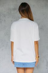Myles Relaxed-Fit Tee - White - The Self Styler