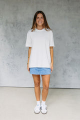 Myles Relaxed-Fit Tee - White - The Self Styler