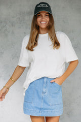 Myles Relaxed-Fit Tee - White - The Self Styler