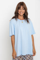 Myles Relaxed-Fit Tee - Blue - The Self Styler