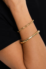 Sophie Bamboo Bracelet - Gold - The Self Styler