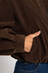 Henley Bomber Jacket - Dark Chocolate - The Self Styler