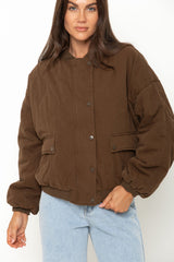 Finn Bomber Jacket - Deep Olive - The Self Styler