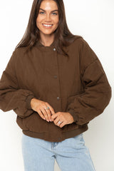 Finn Bomber Jacket - Deep Olive - The Self Styler