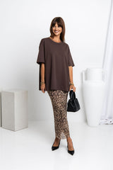 Taj Maxi Skirt - Leopard Print - The Self Styler