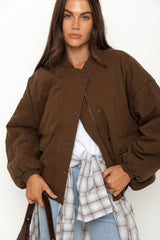 Finn Bomber Jacket - Deep Olive - The Self Styler