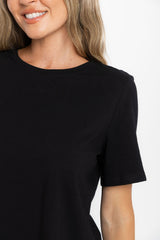 Baylee Basic Tee - Black - The Self Styler