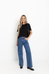 Baylee Basic Tee - Black - The Self Styler
