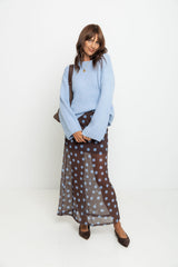 Elsie Knit Jumper - Sky Blue - The Self Styler