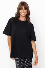 Sonny Relaxed-Fit Tee - Black - The Self Styler
