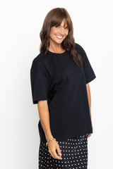 Sonny Relaxed-Fit Tee - Black - The Self Styler