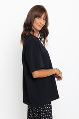 Sonny Relaxed-Fit Tee - Black - The Self Styler