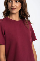 Lakey Relaxed-Fit Top - Vintage Berry - The Self Styler
