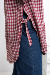 Austin Relaxed-Fit Shirt - Burgundy Plaid - The Self Styler