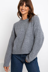 James Knit Jumper - Grey Marle - The Self Styler