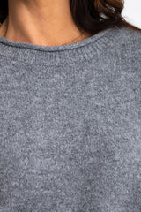 James Knit Jumper - Grey Marle - The Self Styler