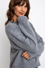 James Knit Jumper - Grey Marle - The Self Styler