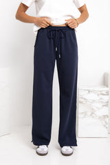 Ziggy Jogger Stripe Pant - Navy - The Self Styler