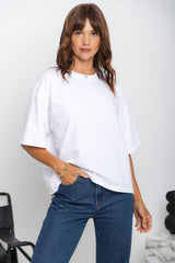 Koah Boxy-Fit Tee - White - The Self Styler