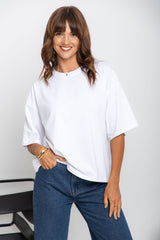 Koah Boxy-Fit Tee - White - The Self Styler
